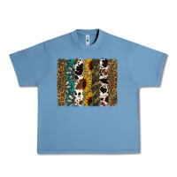 Pebble Blue Western Brushstroke Urban Heavy Tee - Jasminsmagicworld