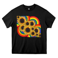 Black Pride sunflower tumbler Heavy Core Tee - FaDigitalArtStudio