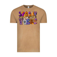 Vintage Camel Spooky Vibes Vintage Tee - CowhideDigitalArt