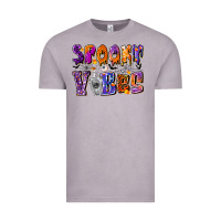 Vintage Zinc Spooky Vibes Vintage Tee - CowhideDigitalArt