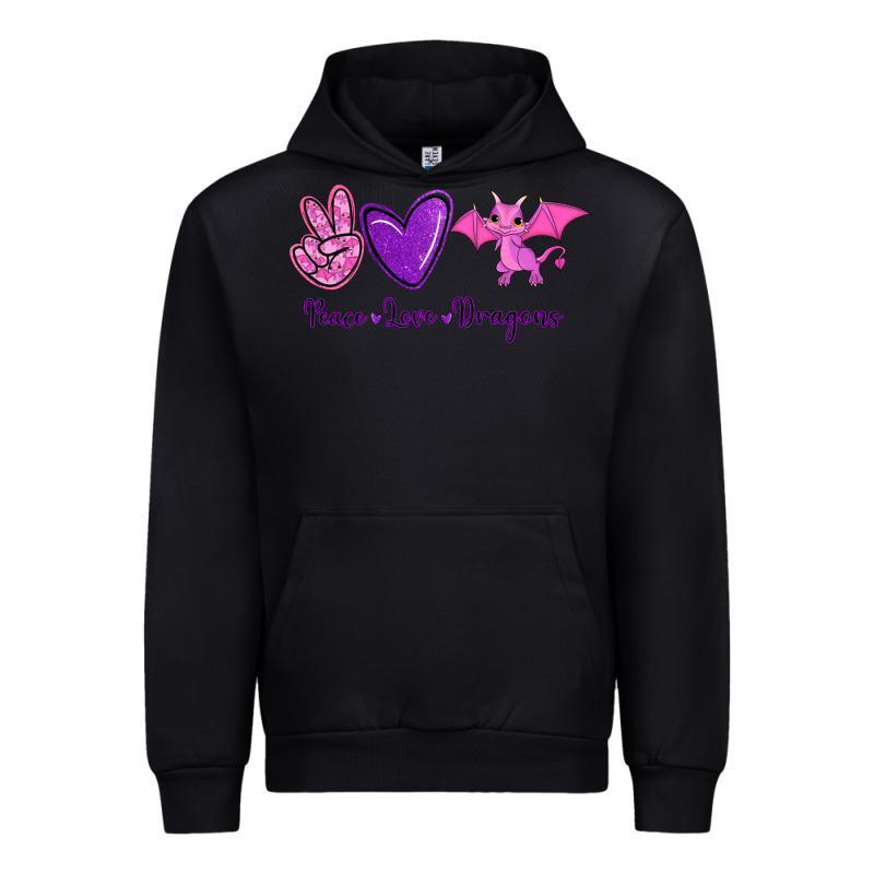 Peace Love Dragons Urban Hoodie by RanaPortraitStore | Teevron