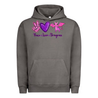 Pigment Tornado Peace Love Dragons Urban Hoodie - RanaPortraitStore