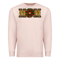 Pale Pink christmas mom (1) Premium Sweatshirt - RanaPortraitStore