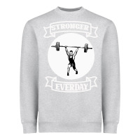 Heather Grey Stronger Everday Heavyweight Sweatshirt - Bettercallsaul