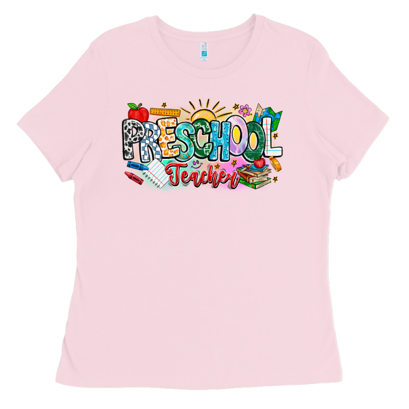 Precschool Teacher Ladies Tee by CowhideDigitalArt | Teevron