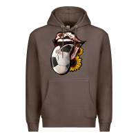 Coffee Soccer Tongue Premium Hoodie - Jasminsmagicworld