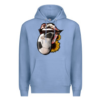 Colony Blue Soccer Tongue Premium Hoodie - Jasminsmagicworld
