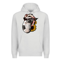 Dove Grey Soccer Tongue Premium Hoodie - Jasminsmagicworld