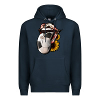 Navy Soccer Tongue Premium Hoodie - Jasminsmagicworld