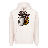 Pale Pink Soccer Tongue Premium Hoodie - Jasminsmagicworld