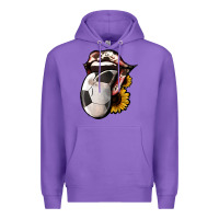 Purple Soccer Tongue Premium Hoodie - Jasminsmagicworld