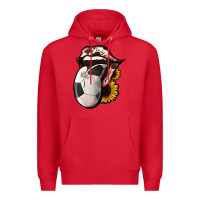 Red Soccer Tongue Premium Hoodie - Jasminsmagicworld