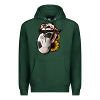 Sports Green Soccer Tongue Premium Hoodie - Jasminsmagicworld
