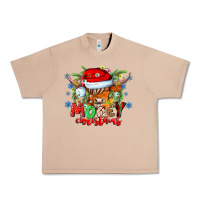 Burro Mooey Christmas Urban Heavy Tee - CowhideDigitalArt