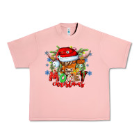 Salmon Mooey Christmas Urban Heavy Tee - CowhideDigitalArt