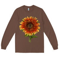 Chestnut The  Sunflower Long Sleeve Tee - LillyAllenDesigns