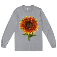 Heather Grey The  Sunflower Long Sleeve Tee - LillyAllenDesigns