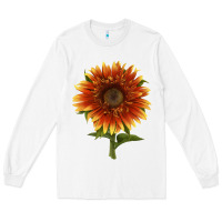 White The  Sunflower Long Sleeve Tee - LillyAllenDesigns