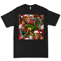 Black christmas horse leopard Premium Tee - FaDigitalArtStudio