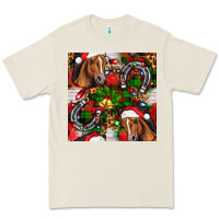 Bone christmas horse leopard Premium Tee - FaDigitalArtStudio