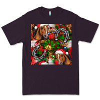 Plum christmas horse leopard Premium Tee - FaDigitalArtStudio