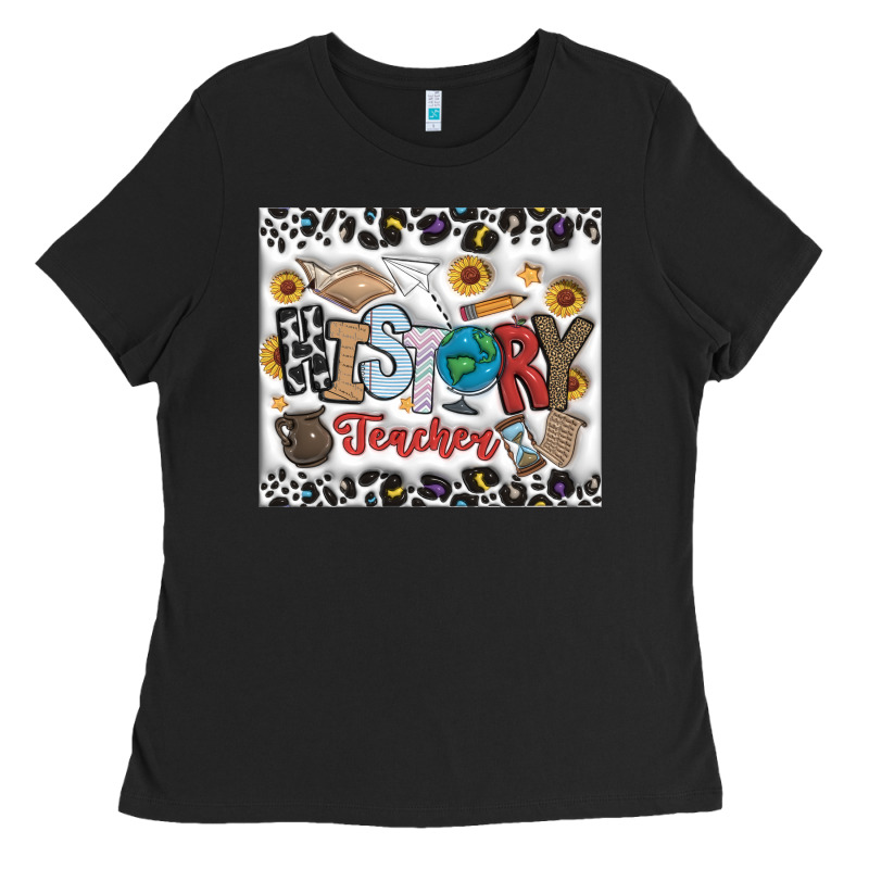 Histtory Teacher Ladies Tee by CowhideDigitalArt | Teevron