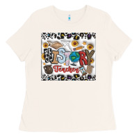 Bone Histtory Teacher Ladies Tee - CowhideDigitalArt