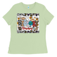 Matcha Histtory Teacher Ladies Tee - CowhideDigitalArt
