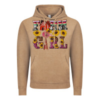 Vintage Coffee western farm girl Vintage Hoodie - Artiststas