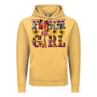 Vintage Mustard western farm girl Vintage Hoodie - Artiststas