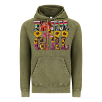 Vintage Olive western farm girl Vintage Hoodie - Artiststas