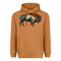 Meerkat gemstone bison Heavyweight Hoodie - RanaPortraitStore
