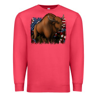Cardinal American Bison Premium Sweatshirt - Jasminsmagicworld