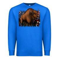 True Royal American Bison Premium Sweatshirt - Jasminsmagicworld