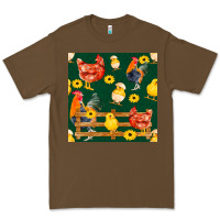 Cacao farm life seamless pattern Premium Tee - FaDigitalArtStudio