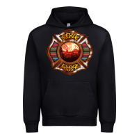 Black Western Firefighter Symbol Urban Hoodie - RanaPortraitStore