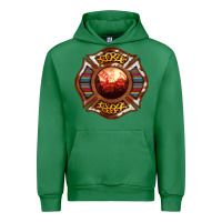 Emerald Western Firefighter Symbol Urban Hoodie - RanaPortraitStore