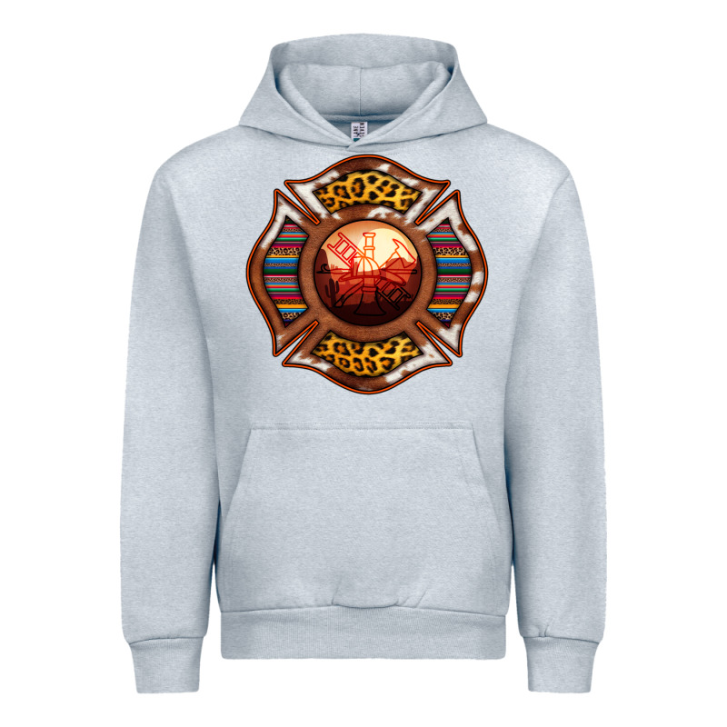 Western Firefighter Symbol Urban Hoodie by RanaPortraitStore | Teevron