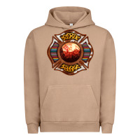 Pigment Burro Western Firefighter Symbol Urban Hoodie - RanaPortraitStore