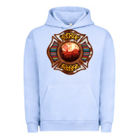 Pigment Grape Ice Western Firefighter Symbol Urban Hoodie - RanaPortraitStore