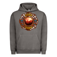 Pigment Tornado Western Firefighter Symbol Urban Hoodie - RanaPortraitStore
