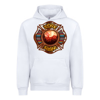 White Western Firefighter Symbol Urban Hoodie - RanaPortraitStore