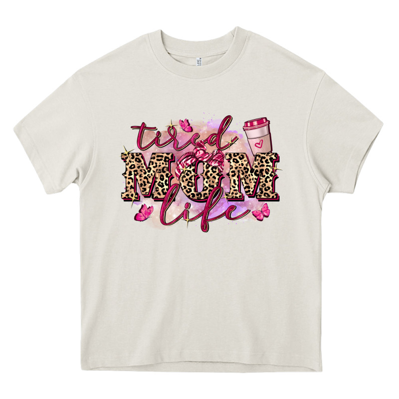 Tired Mom Life Heavy Core Tee by FaDigitalArtStudio | Teevron