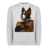 Heather Grey Pet Portraits, Custom Pet Portraits, Renaissance Pet Portraits, Heavyweight Sweatshirt - RanaPortraitStore