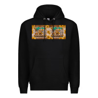 Black coffee time gnomies 15 oz mug Premium Hoodie - BarkalooDesign