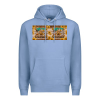 Colony Blue coffee time gnomies 15 oz mug Premium Hoodie - BarkalooDesign