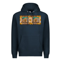 Navy coffee time gnomies 15 oz mug Premium Hoodie - BarkalooDesign