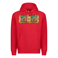 Red coffee time gnomies 15 oz mug Premium Hoodie - BarkalooDesign