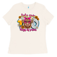 Bone Holy Cow 100 Days Of School Ladies Tee - CowhideDigitalArt