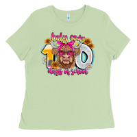 Matcha Holy Cow 100 Days Of School Ladies Tee - CowhideDigitalArt
